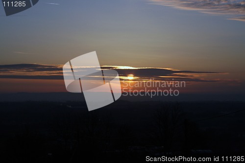 Image of Sunrise over Cheshire