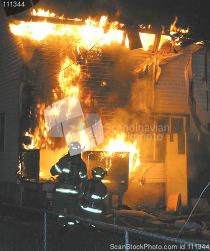 Image of house fire