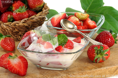 Image of Strawberry yogurt