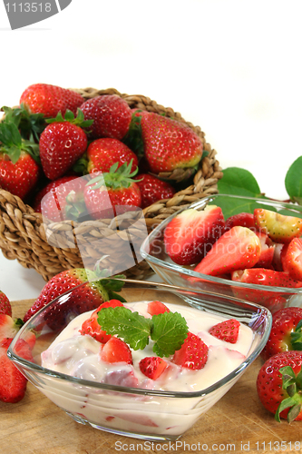 Image of Strawberry yogurt