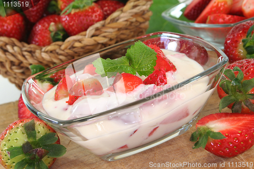 Image of Strawberry yogurt
