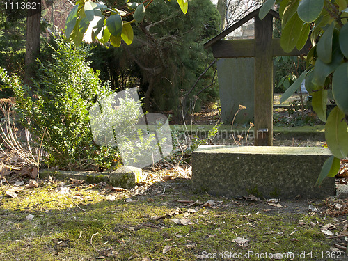 Image of The old wooden cross