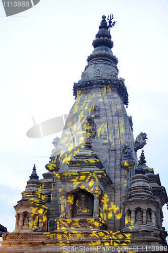 Image of Ancient buddhist stupa in Kathmandu Nepal