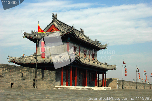 Image of Ancient city wall of Xian China