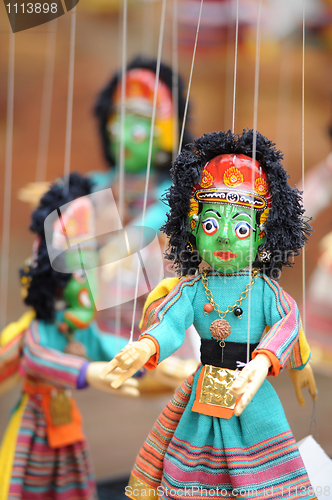 Image of Marionette in Kathmandu Nepal
