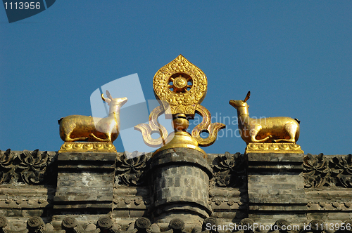 Image of Golden roof of a monastery