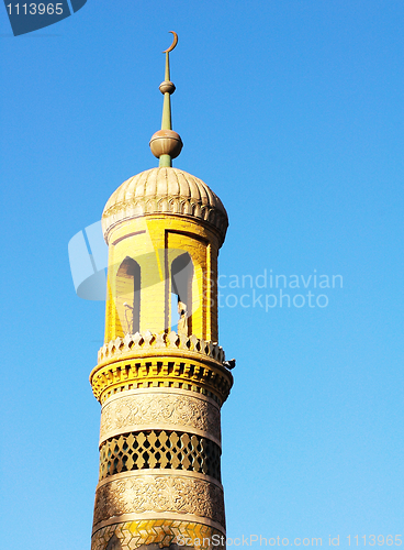 Image of Yellow roof of a famous mosque