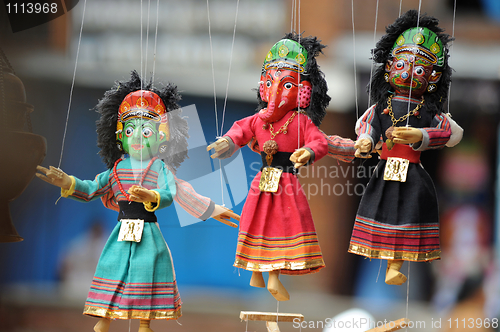 Image of Marionette in Kathmandu Nepal