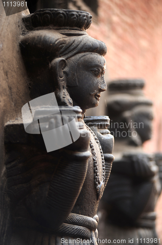 Image of Historical sculptures of buddha