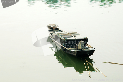 Image of Boat in lake