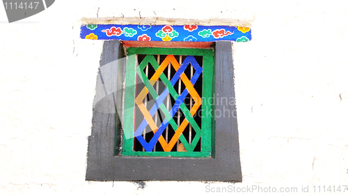 Image of Tibetan window
