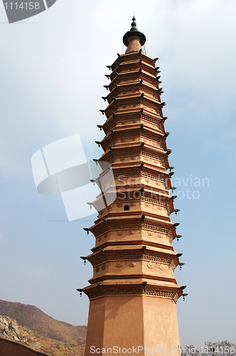 Image of Chinese ancient pagoda