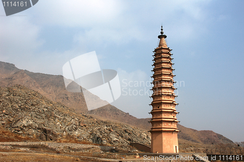Image of Chinese ancient pagoda