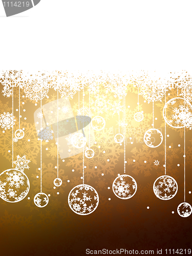Image of Christmas background with copyspace. EPS 8
