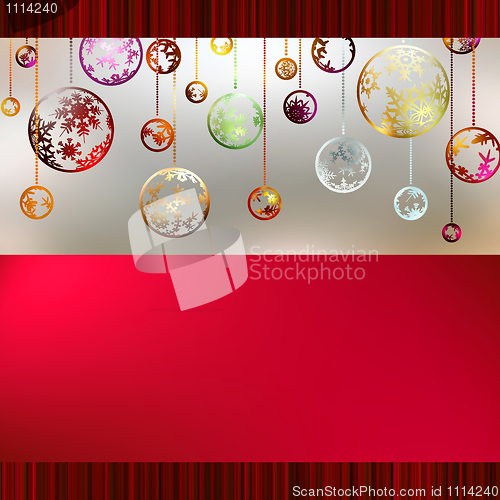 Image of New year's card template. EPS 8