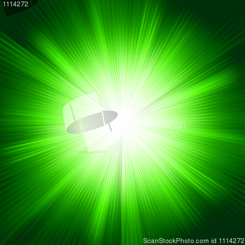 Image of A Blue color design with a burst. EPS 8