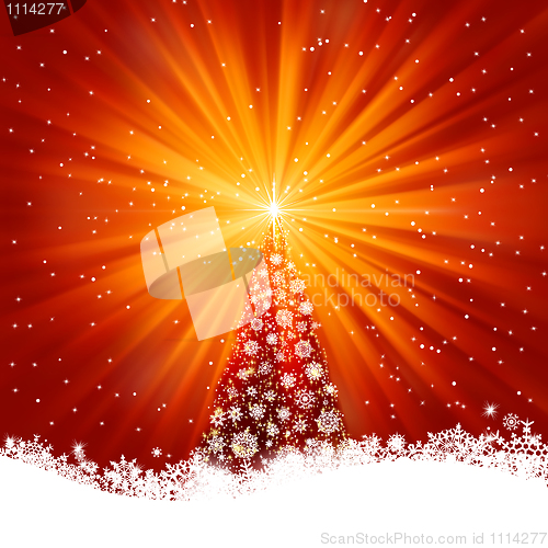 Image of Beautiful winter template card . EPS 8