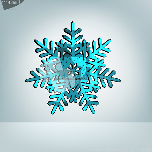 Image of Snow Flake cars template. EPS 8