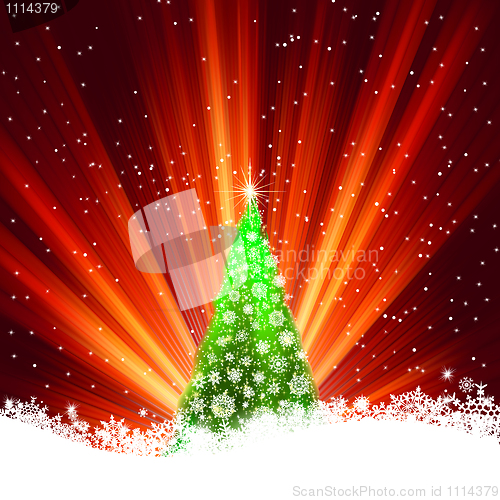 Image of Beautiful winter template card . EPS 8