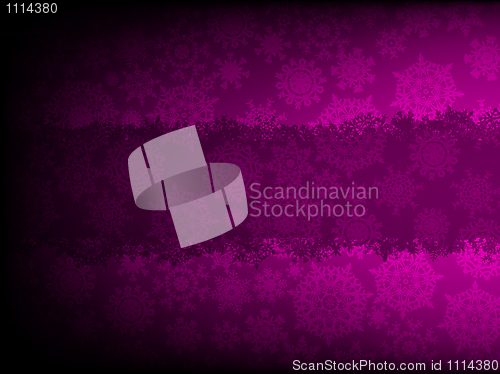 Image of Purple christmas card template. EPS 8