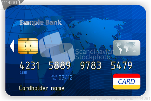 Image of Credit cards, front view (no transparency). EPS 8