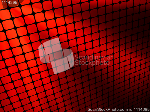 Image of Red rays light 3D mosaic. EPS 8