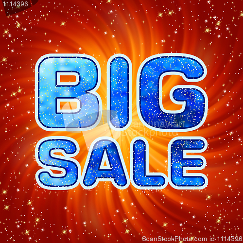 Image of Big sale message. EPS 8