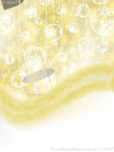 Image of Elegant new year and cristmas card template. EPS 8