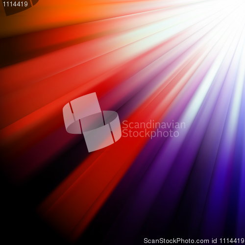 Image of Colorful luminous rays. EPS 8