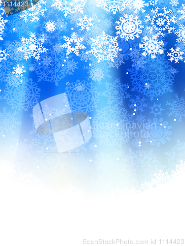 Image of Blue abstract christmas. EPS 8