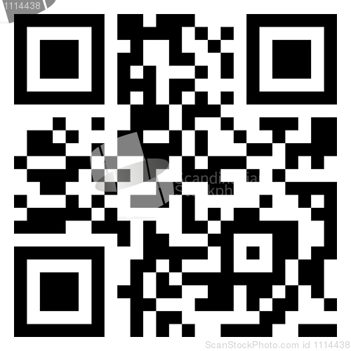 Image of Big Sale data in qr code. (modern bar code). EPS 8