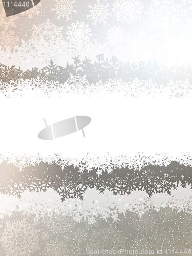 Image of Christmas silver background. EPS 8