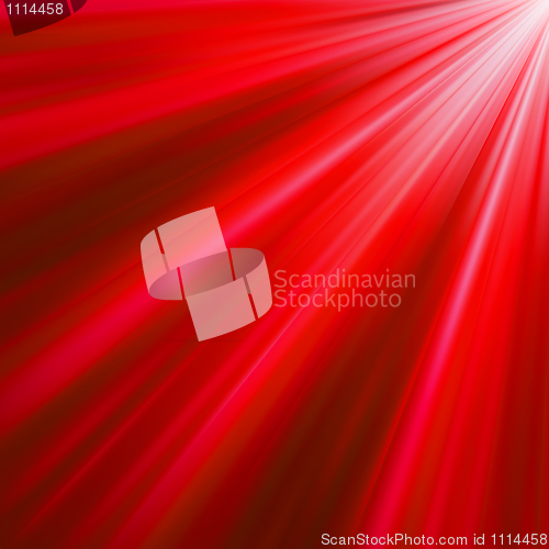 Image of Red luminous rays. EPS 8