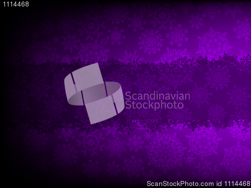 Image of Violet christmas card template. EPS 8