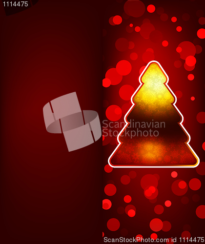 Image of Red abstract Happy New Year. EPS 8