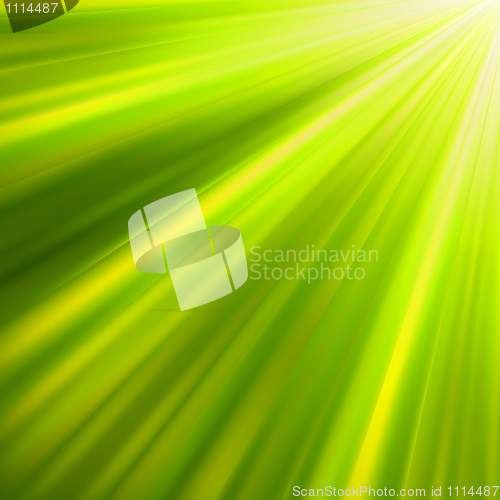 Image of Green luminous rays. EPS 8
