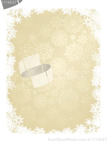 Image of Gold christmas background. EPS 8