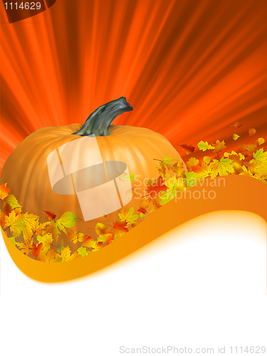 Image of Autumn frame with space for text. EPS 8