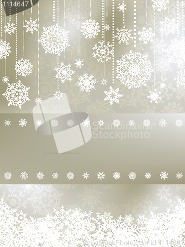 Image of Christmas background with copyspace.  EPS 8