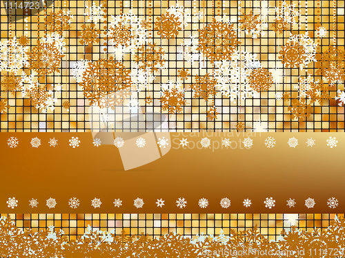 Image of Crastmas card mosaic with light. EPS 8