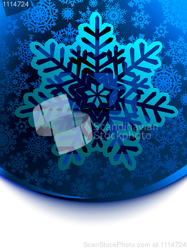 Image of Snow Flake cars template. EPS 8