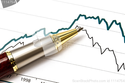 Image of Background of business graph 