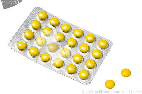 Image of Yellow pills 