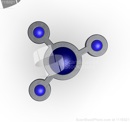Image of molecule abstract