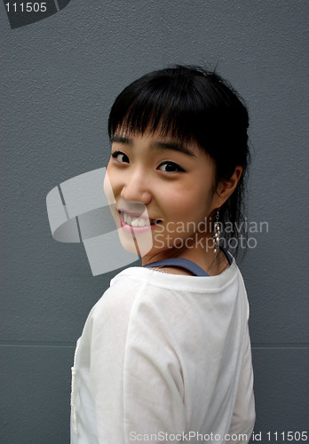 Image of Attractive young Korean woman photographed in Seoul