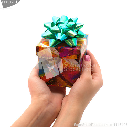 Image of Gift in hands.