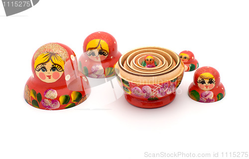 Image of Russian nested dolls.