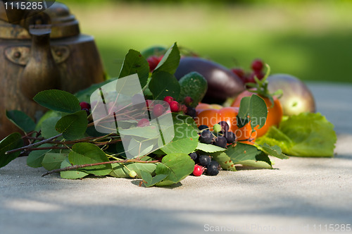 Image of Still-life with a teapot.