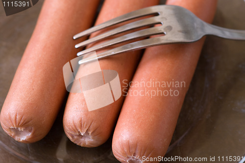 Image of Sausage on a plate