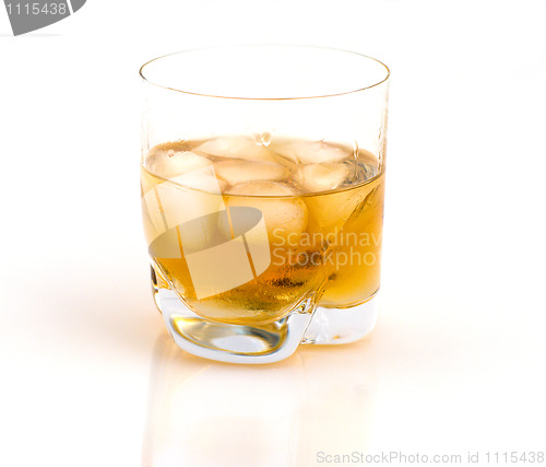 Image of Whisky with ice.